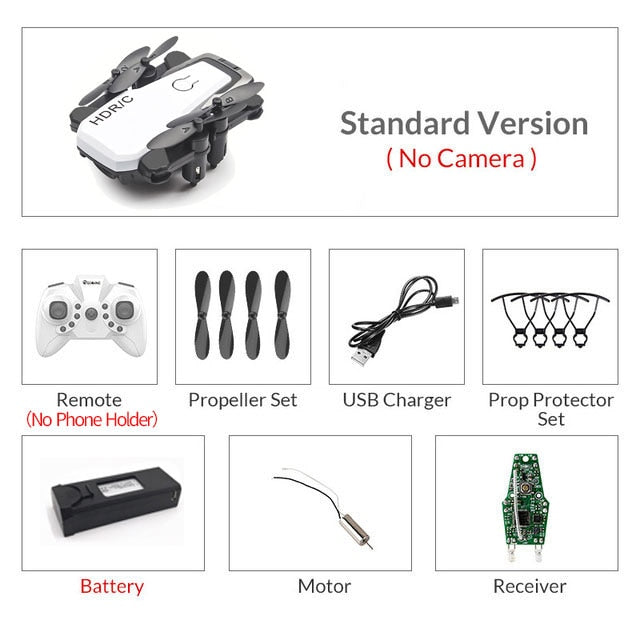 Foldable Mini Drone With RC Quadrocopter - AlgorIthymz