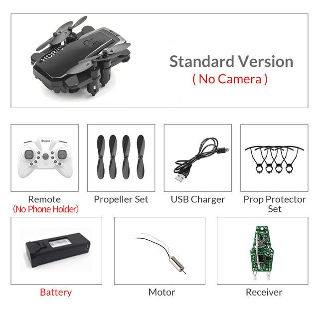 Foldable Mini Drone With RC Quadrocopter - AlgorIthymz