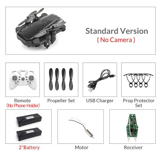 Foldable Mini Drone With RC Quadrocopter - AlgorIthymz