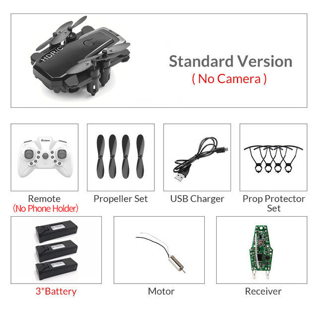 Foldable Mini Drone With RC Quadrocopter - AlgorIthymz