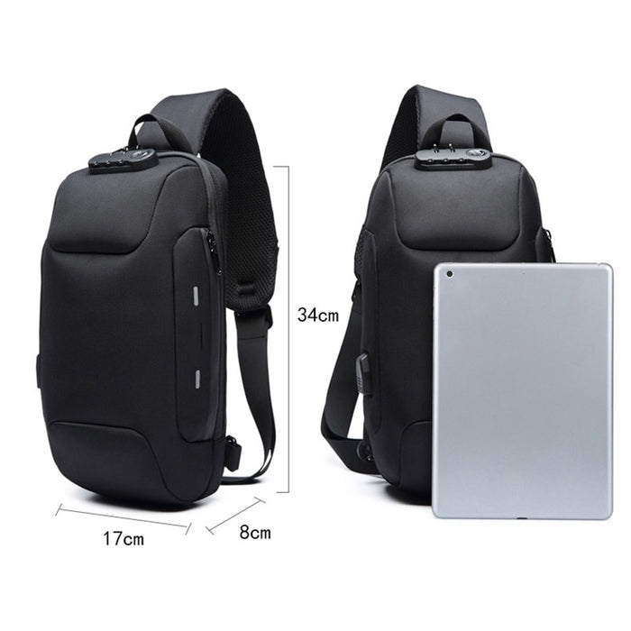 Anti-theft Bag With 3-Digit Lock - AlgorIthymz