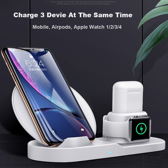 3 in 1 Fast Wireless Charger - AlgorIthymz