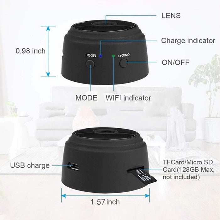 Mini Wifi Camera 1080P Night Vision - AlgorIthymz