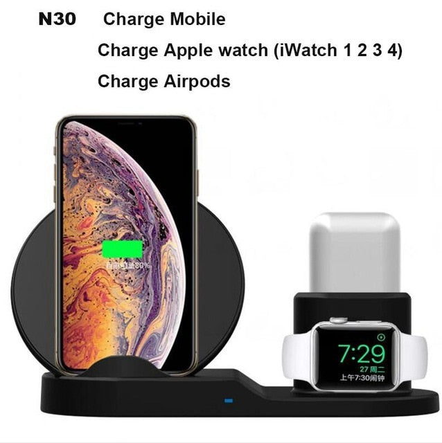 3 in 1 Fast Wireless Charger - AlgorIthymz