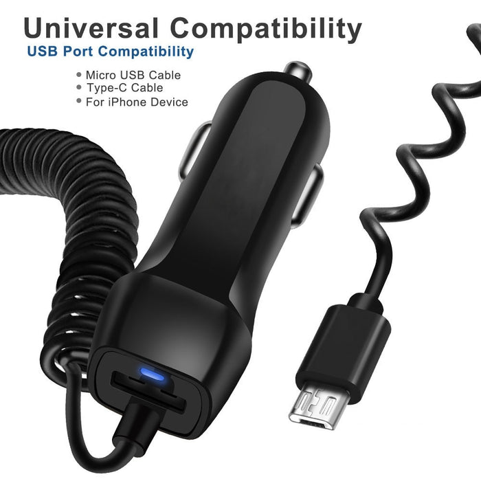 Retractable Cable Phone Charger - AlgorIthymz